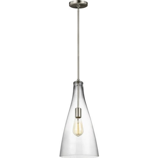 Arilda One Light Pendant by Visual Comfort & Co.. Made from steel in a modern style.