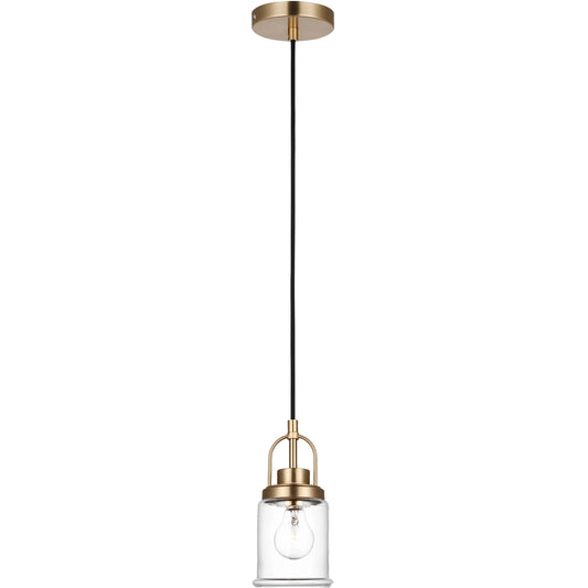 Anders One Light Mini-Pendant by Visual Comfort & Co.. Made from steel in a modern style.