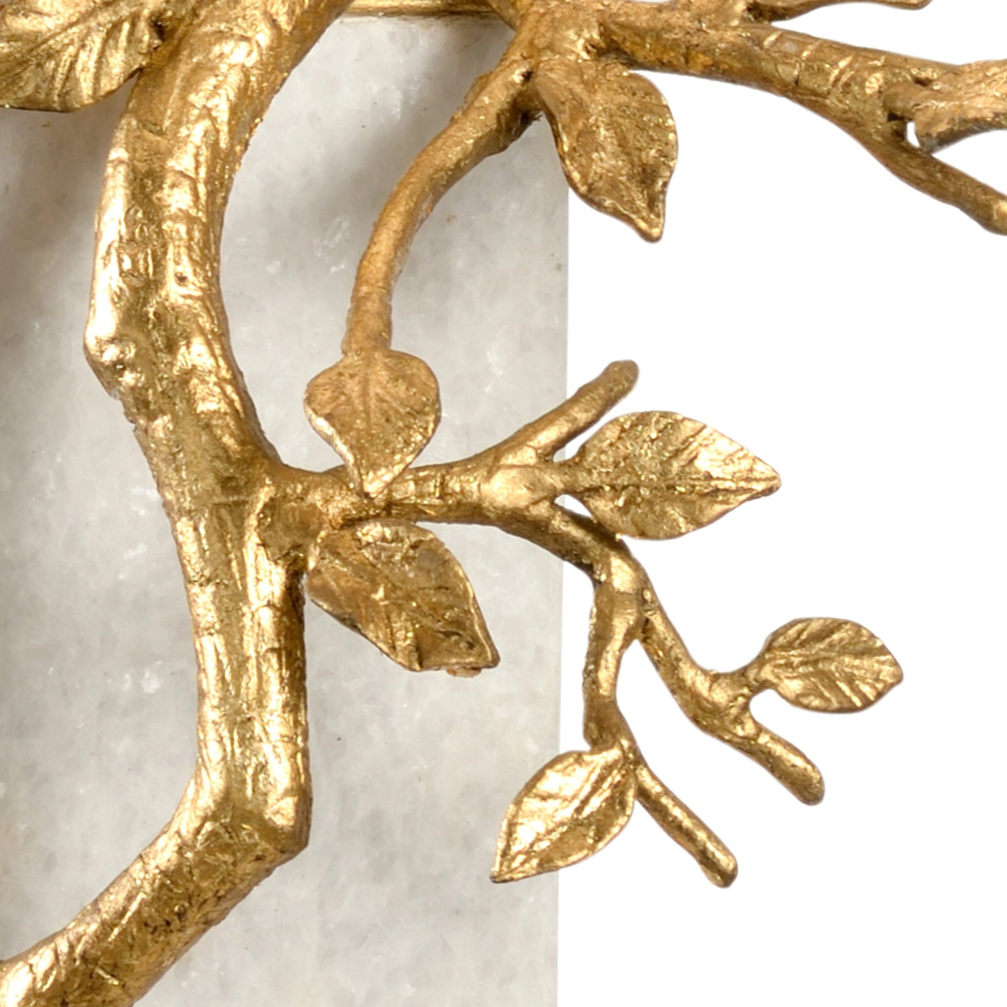 004 SR-384447 | Additional Silo | Fujian Lamp by Wildwood in natural white, antique gold leaf. Made from stone, iron in a transitional style.