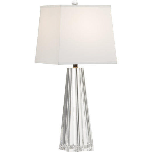 001 SR-837071 | Primary Silo | Irina Lamp by Wildwood in clear, cut. Made from crystal in a transitional style.