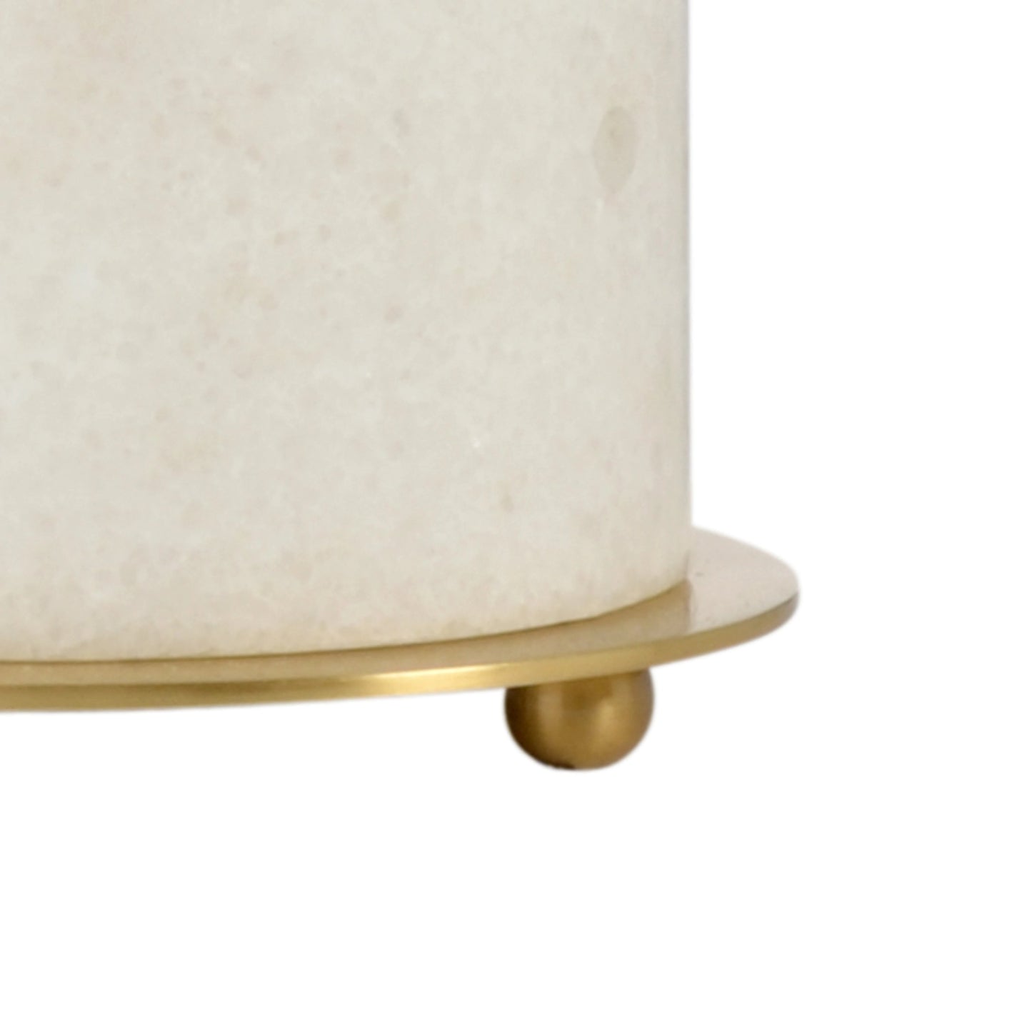 002 SR-384577 | Additional Silo | Swirl Credenza Lamp by Wildwood in natural white, anitque. Made from marble in a transitional style.
