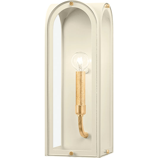 001 SI-2055233 | Primary Silo | Lincroft 1 Light Wall Sconce by Hudson Valley in vintage gold leaf, soft sand. Made from iron in a modern style.