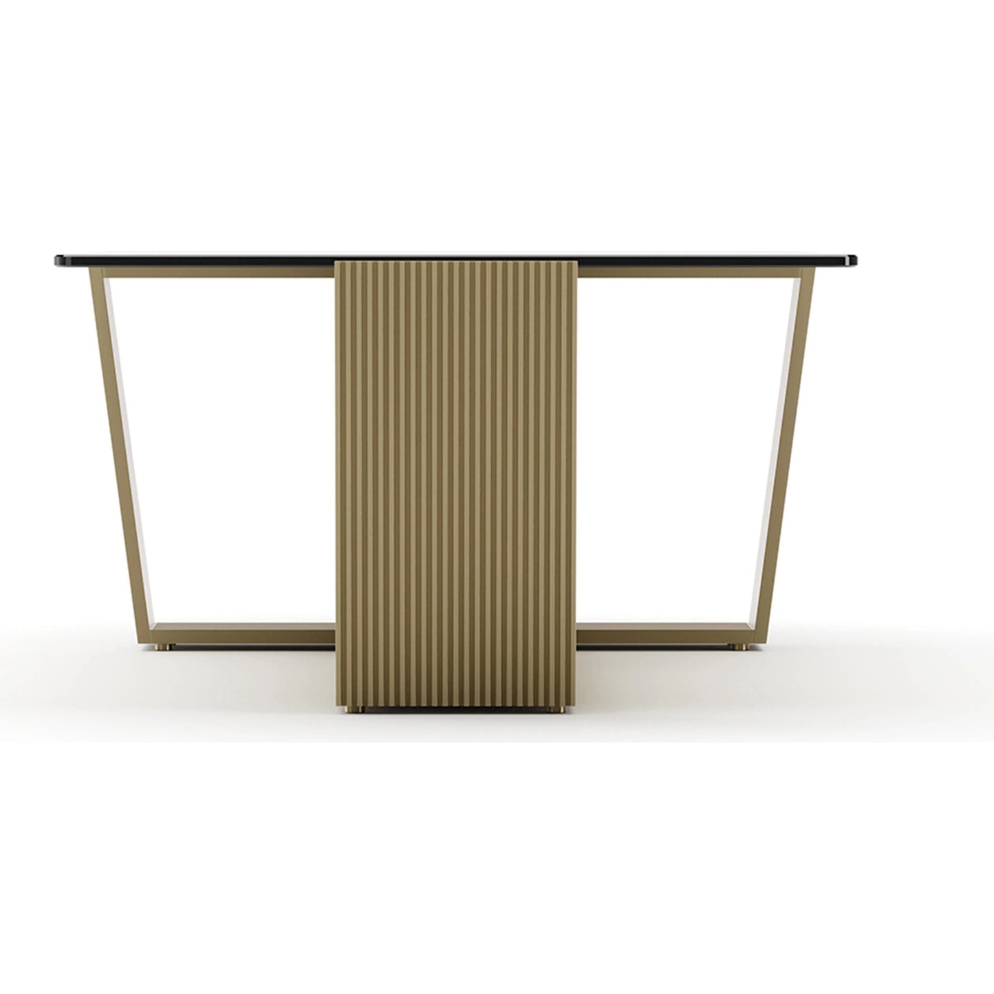 003 SI-2462183 | Additional Silo | Counter Balance Cocktail Table by Caracole in smoked bronze, brushed gold. Made from metal in a modern style.
