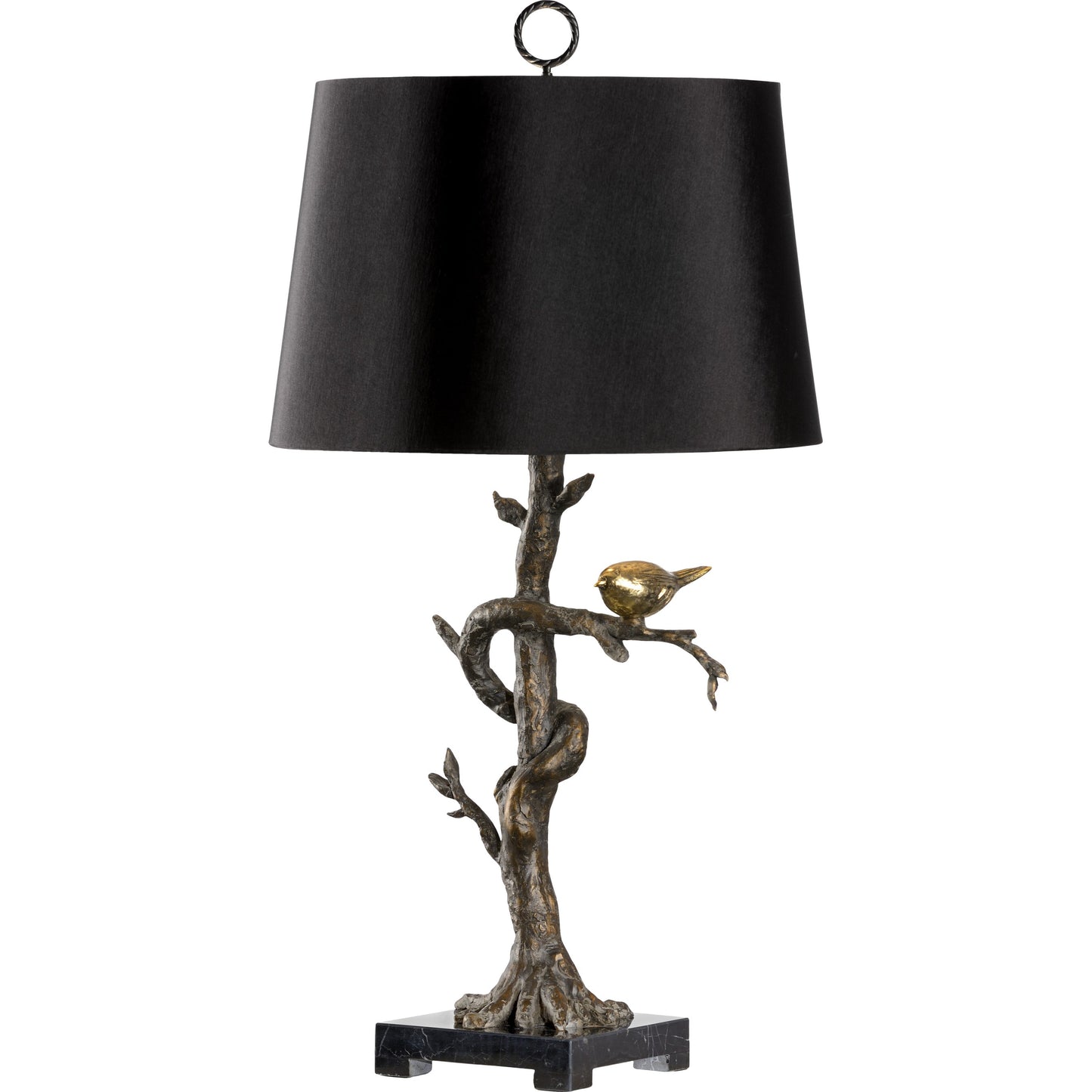 001 SR-384598 | Additional Silo | Tweet Lamp by Wildwood in bronze, gold, natural black. Made from unique in a rustic style.