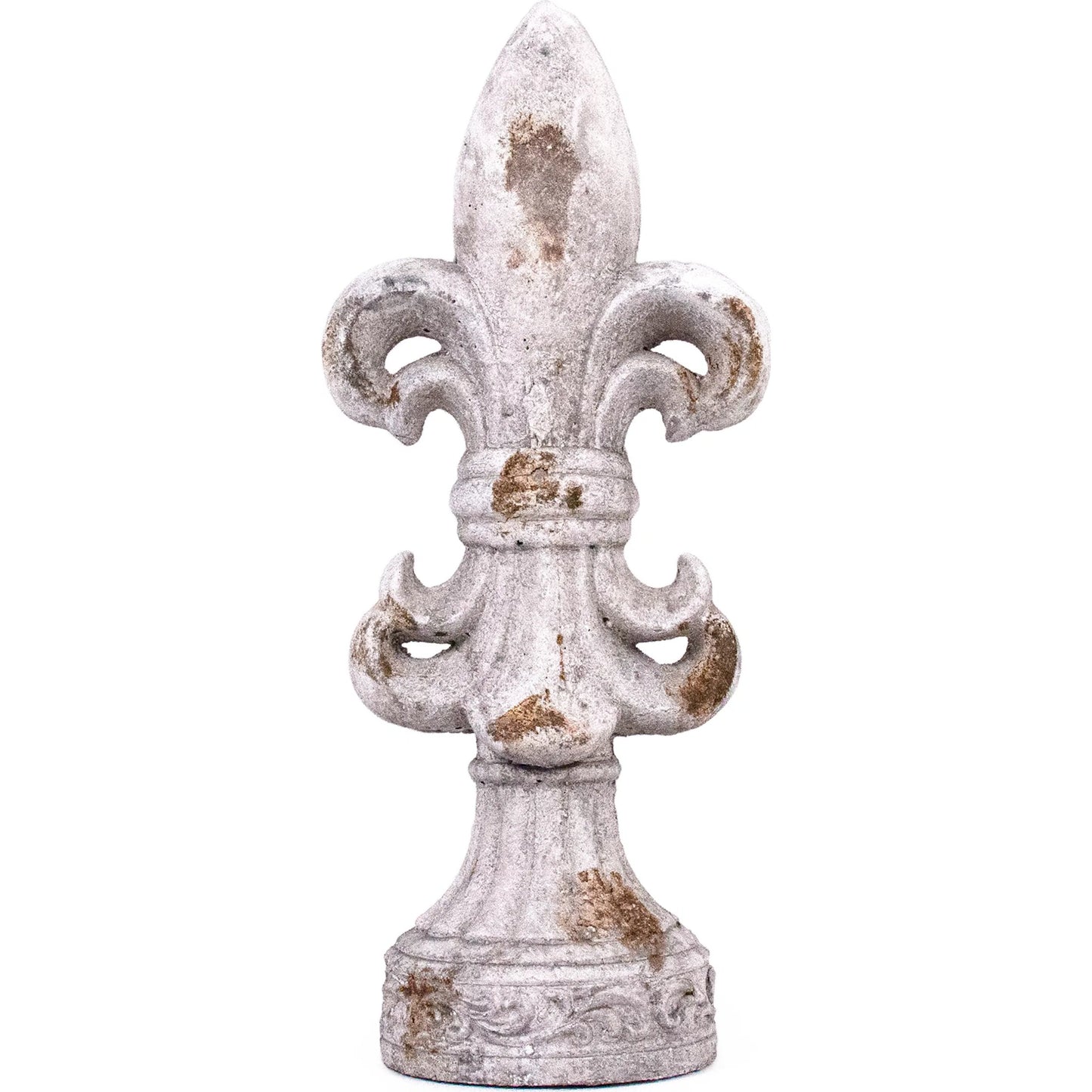 001 SI-2448705 | Primary Silo | Accent Decor by Zentique in distressed light grey. Made from stoneware in a unique style.