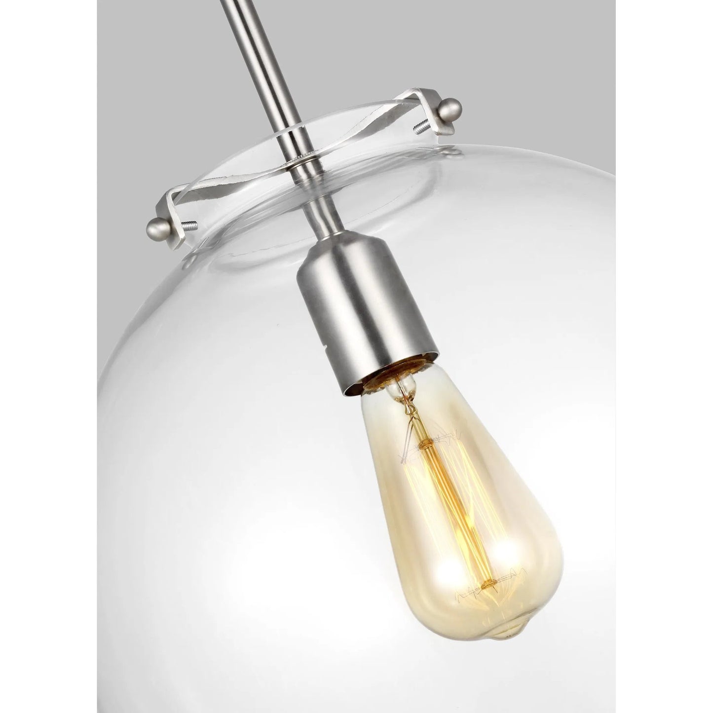 012 SI-2227052 | Unknown | Kate One Light Sphere Pendant by Visual Comfort & Co.. Made from steel in a unique style.