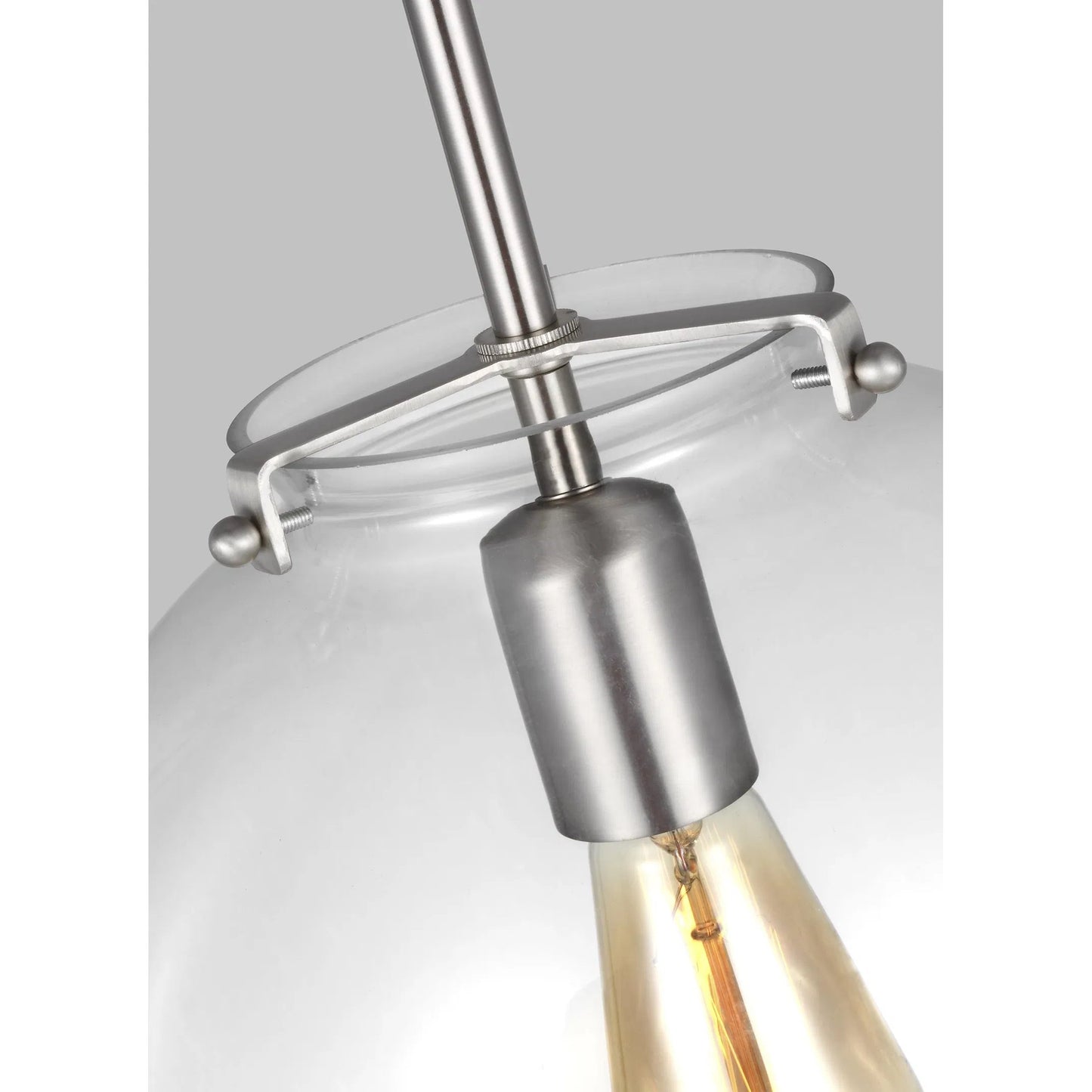 013 SI-2227052 | Unknown | Kate One Light Sphere Pendant by Visual Comfort & Co.. Made from steel in a unique style.