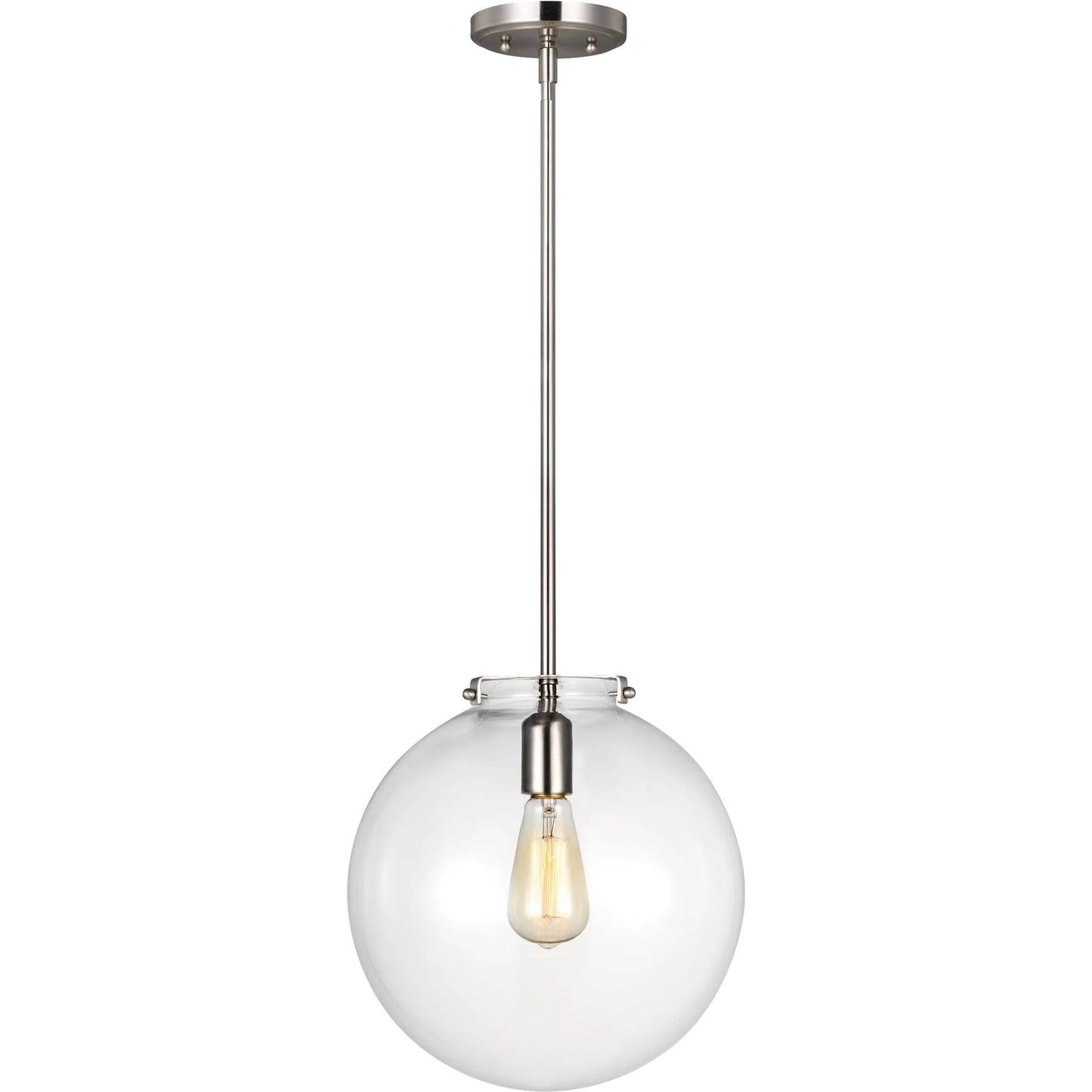 006 SI-2227052 | Primary Silo | Kate One Light Sphere Pendant by Visual Comfort & Co.. Made from steel in a unique style.