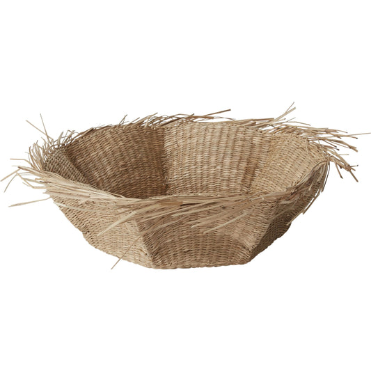 Hague Basket by Accent Decor. Made from natural fibers in a cottage & farmhouse style.