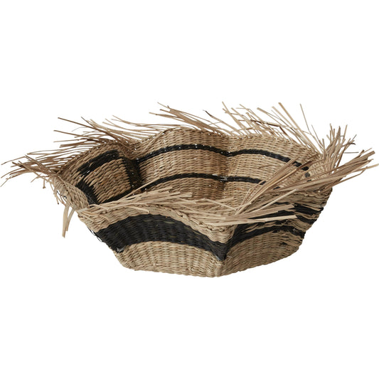 Hague Basket by Accent Decor. Made from natural fibers in a cottage & farmhouse style.