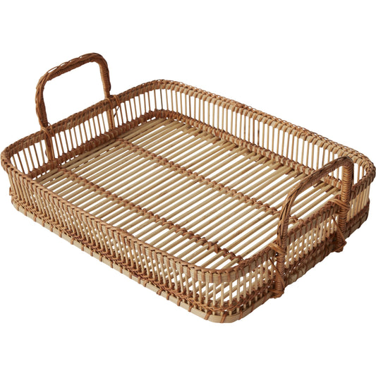 Leisure Tray by Accent Decor in natural. Made from natural fibers in a cottage & farmhouse style.