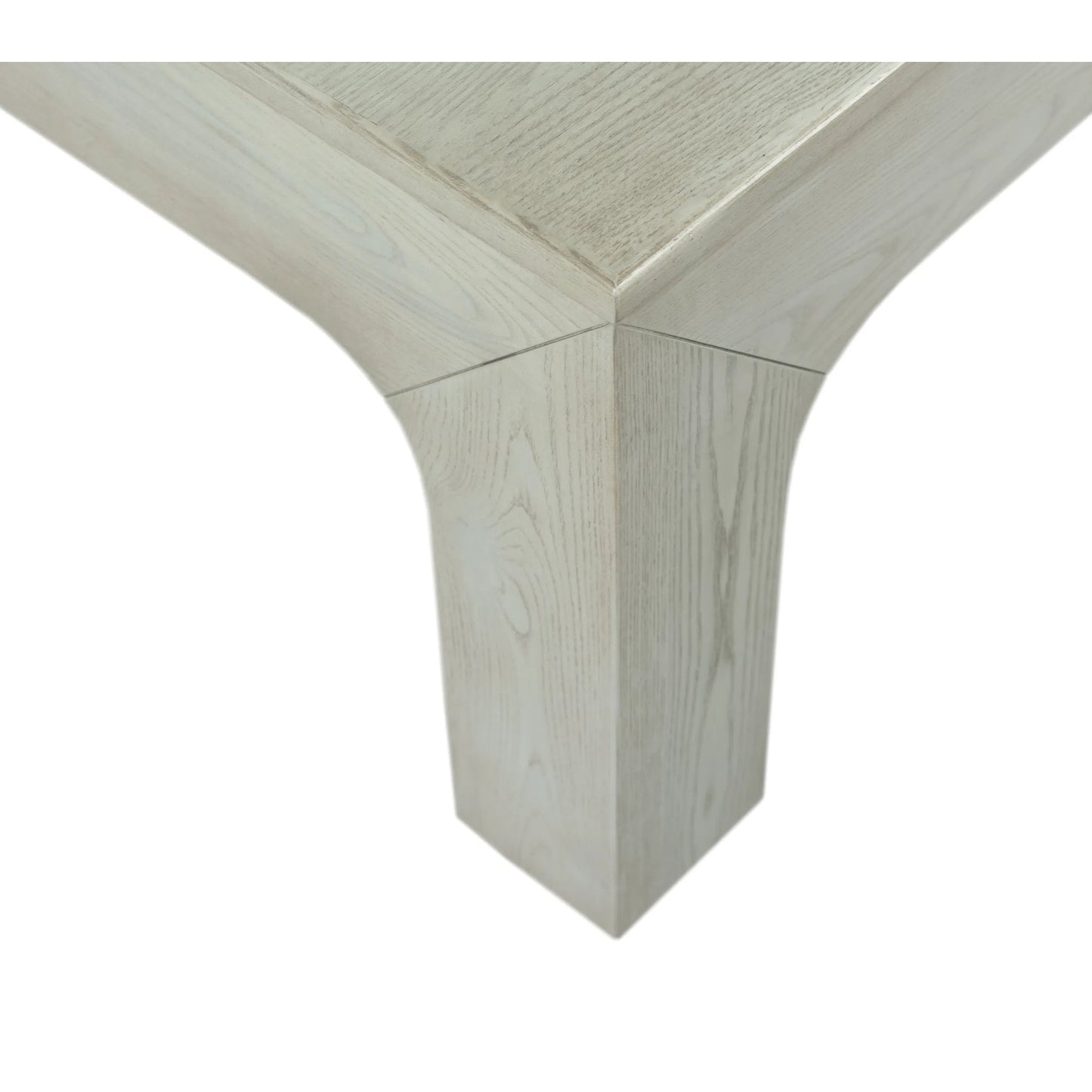 003 SI-2635747 | Closeup | Libby Langdon Peconic Square Cocktail Table by Fairfield Chair in grey and sheer dove. Made from quartered ash solids, veneers in a unique style.