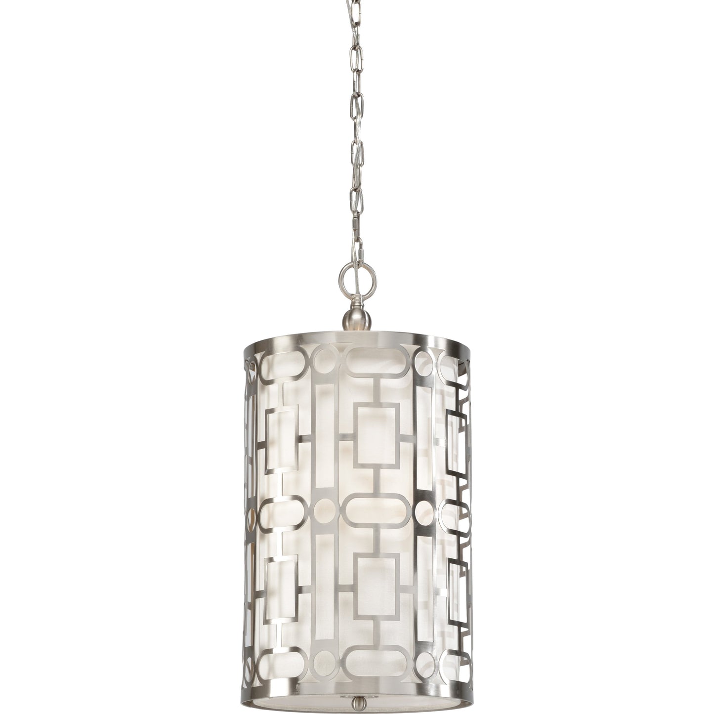 001 SR-385069 | Additional Silo | Coco Pendant by Wildwood in white, silver. Made from other: metal in a modern style.