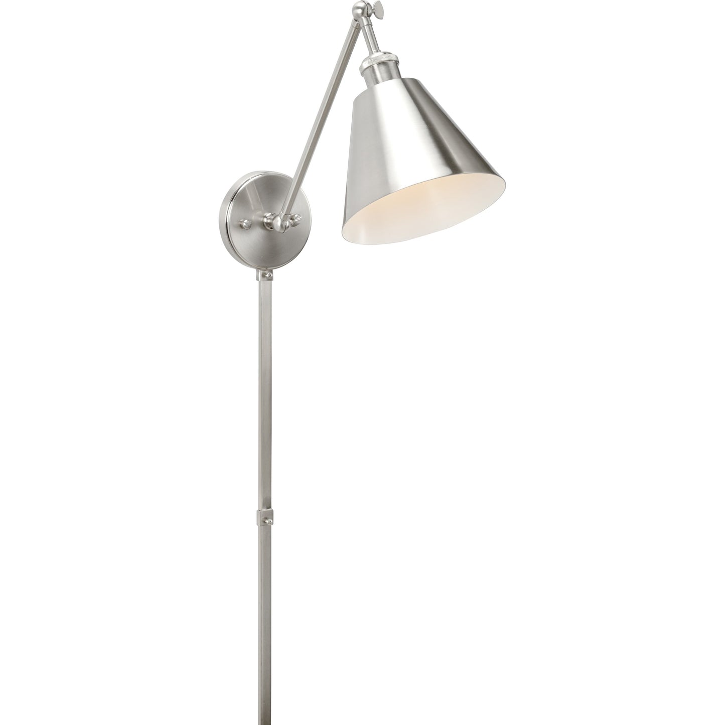 001 SR-782822 | Additional Silo | Whitby Sconce by Wildwood in brushed nickel. Made from metal in a modern style.