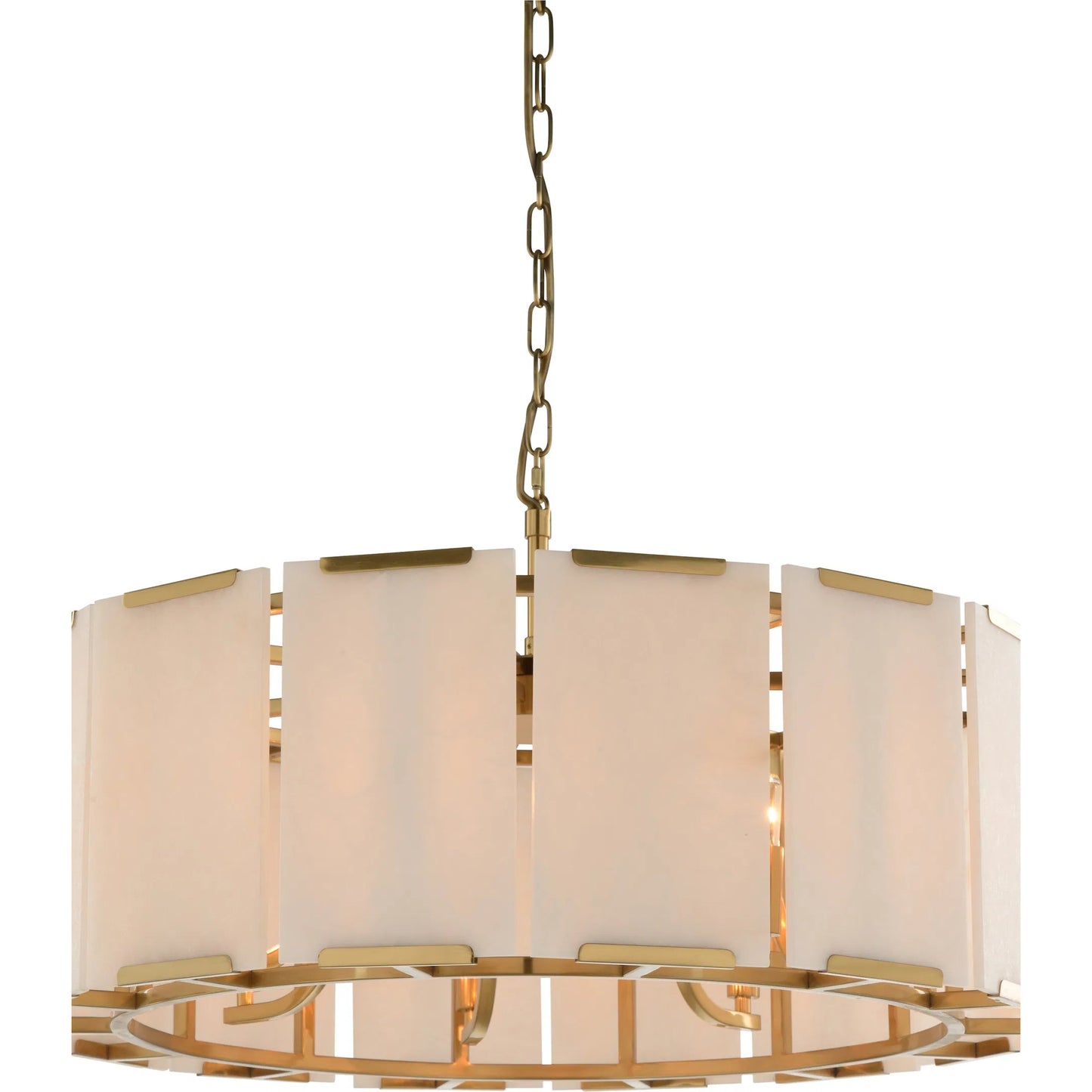 002 SI-2335278 | Additional Silo | Perla Chandelier by Wildwood in white, cream, gold and antique brass, natural white. Made from unique in a modern style.