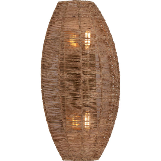 Teague Sconce by Wildwood in natural, antique brass. Made from unique in a rustic style.