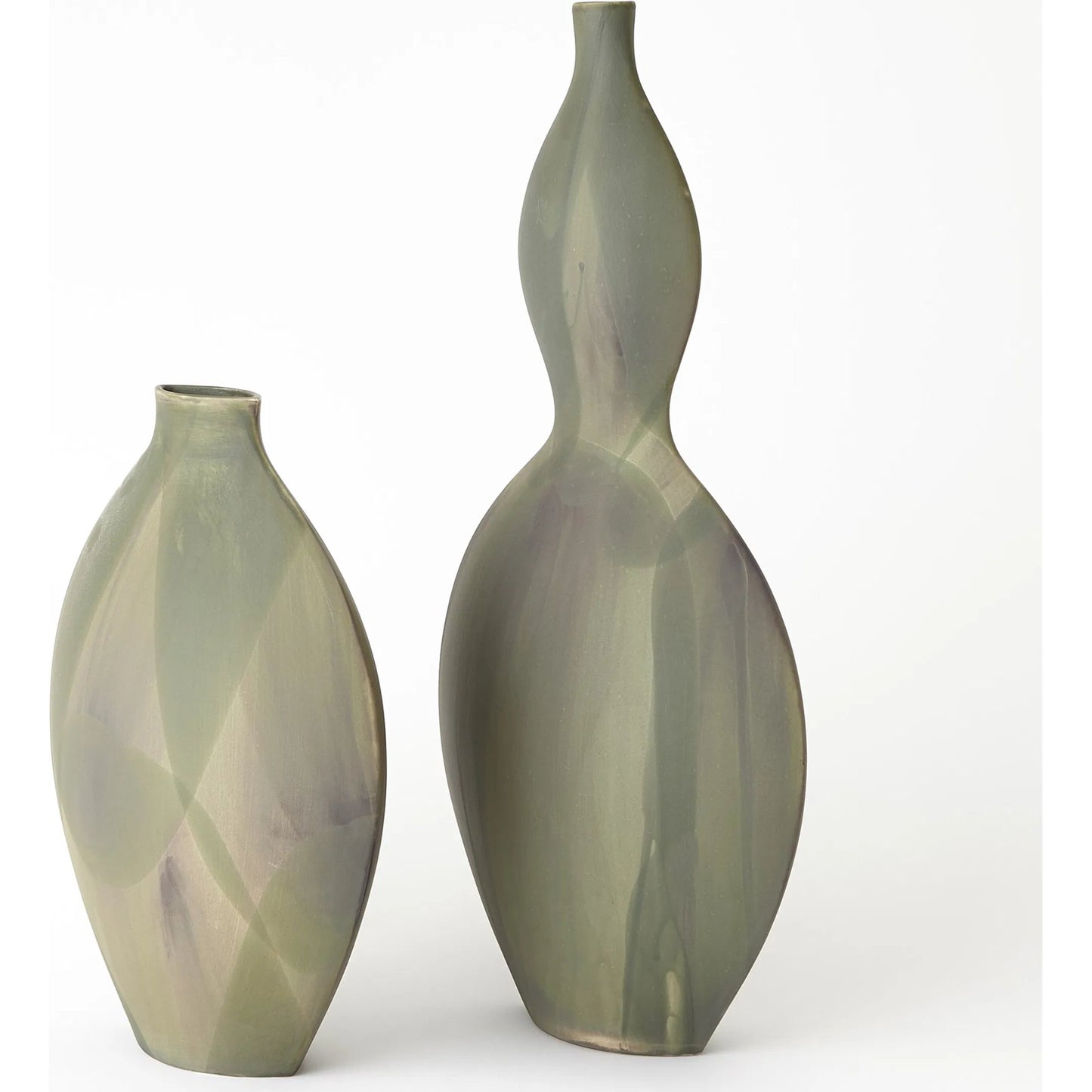 013 SI-2323747 | Additional Silo | Helios Green Vase by Global Views in green. Made from unique in a unique style.