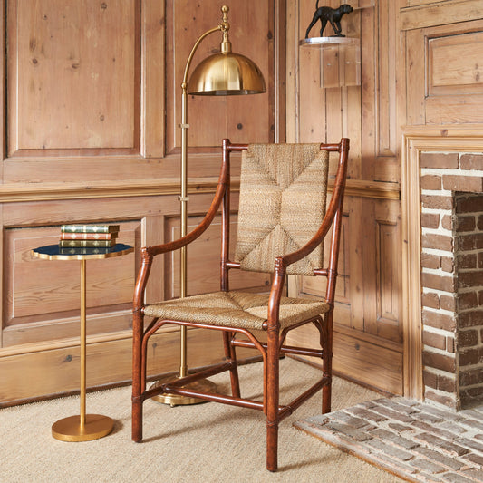 Berlin Floor Lamp by Chelsea House in antique brass. Made from other: metal in a transitional style.