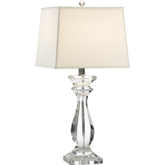 Orlando Crystal Lamp by Chelsea House in clear. Made from crystal, glass in a transitional style.