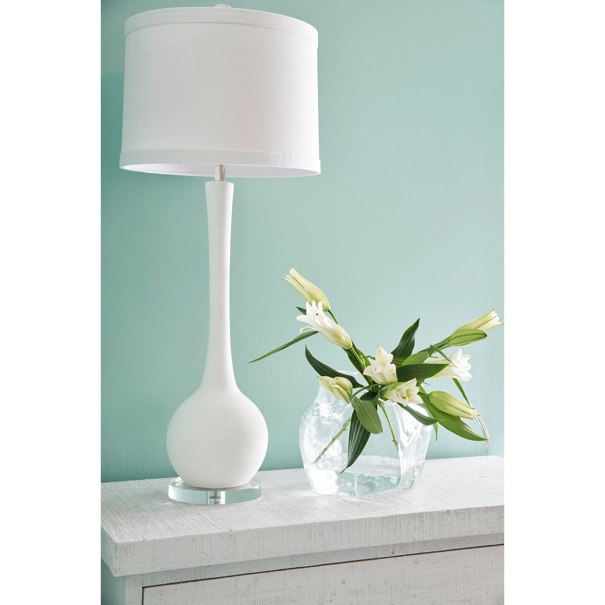 Matthews Lamp by Chelsea House. Made from ceramic, porcelain in a transitional style.