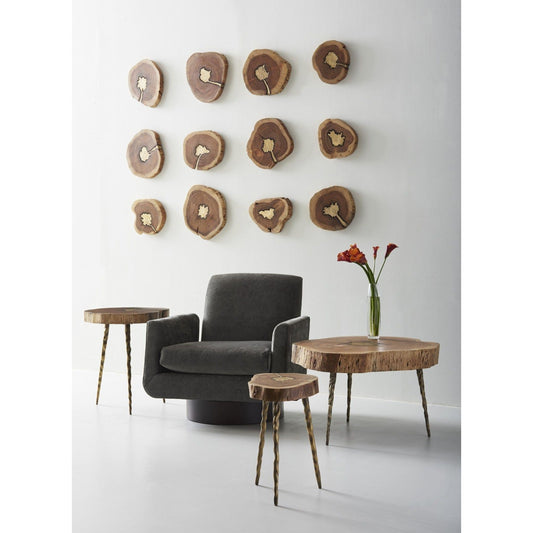 Molten Mirror Wall Tile by Phillips Collection. Made from wood in a eclectic & global style.