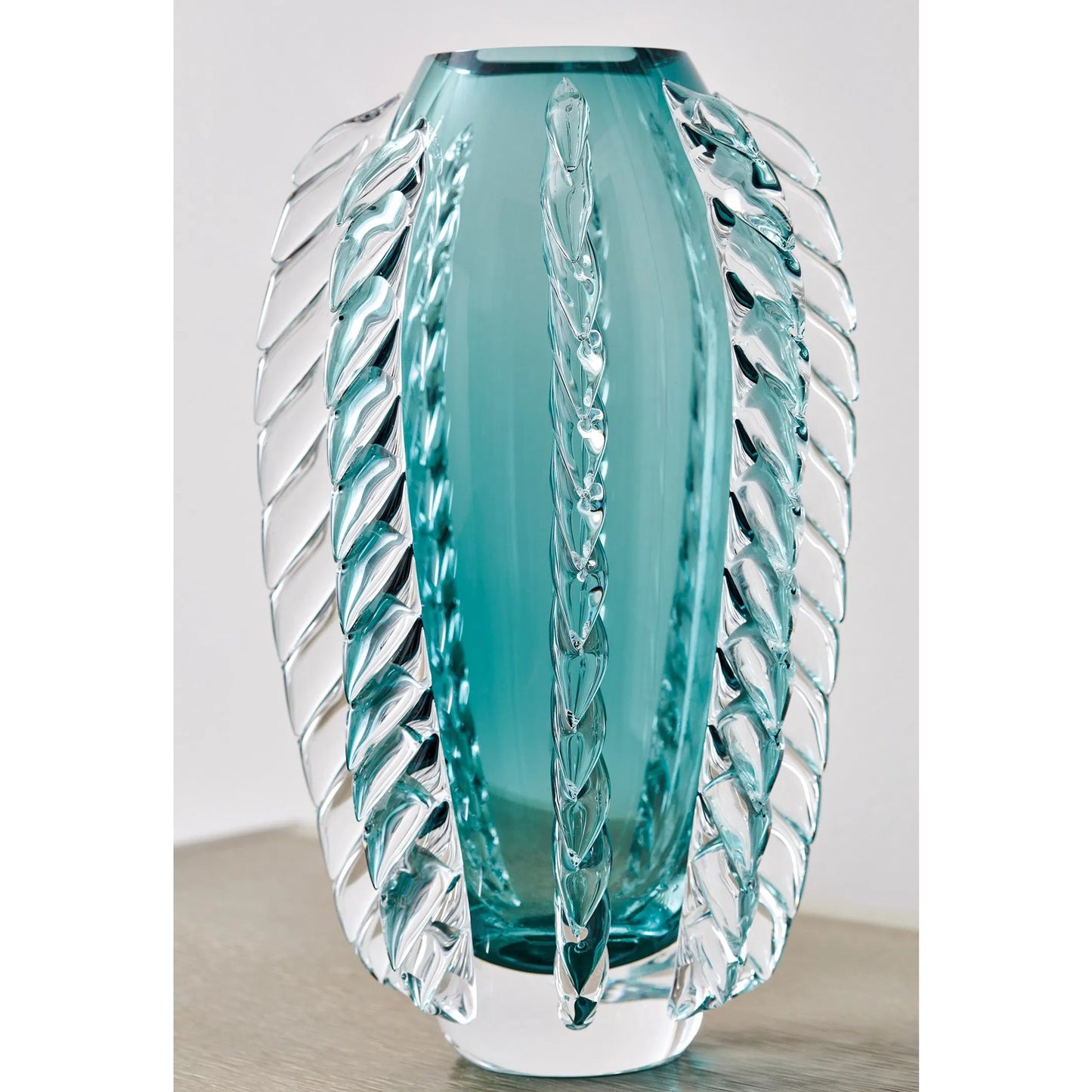 002 SI-2323633 | Additional Silo | Fringe Vase by Global Views in red. Made from unique in a unique style.