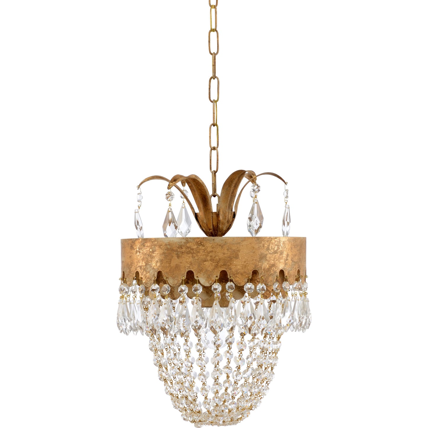 001 SR-381979 | Additional Silo | Barton Pendant by Chelsea House in venetian gold. Made from other: metal in a traditional style.