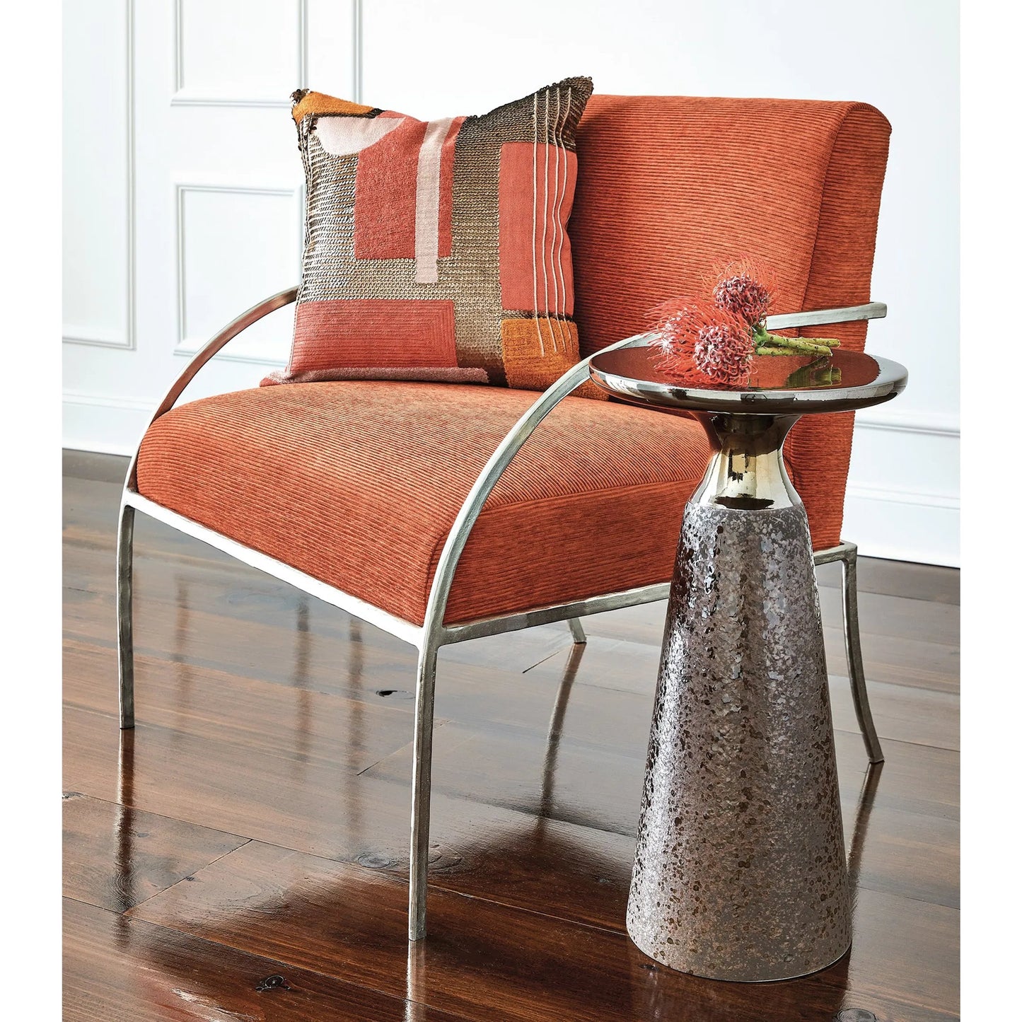 004 SR-827869 | Additional Silo | Meteor Taper Table by Global Views in bronze. Made from porcelain in a eclectic & global style.