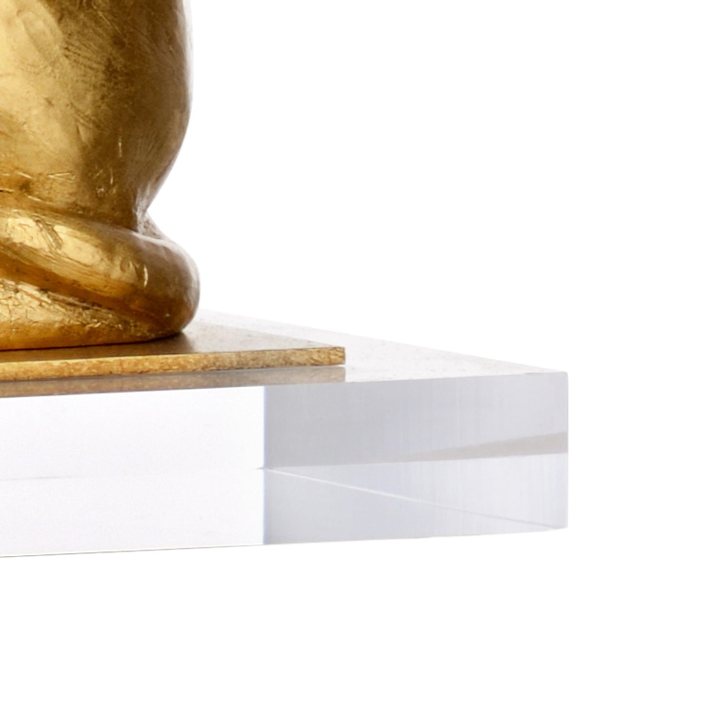 003 SR-382650 | Additional Silo | Flossie Lamp by Chelsea House in antique gold leaf, clear. Made from composite, acrylic in a traditional style.
