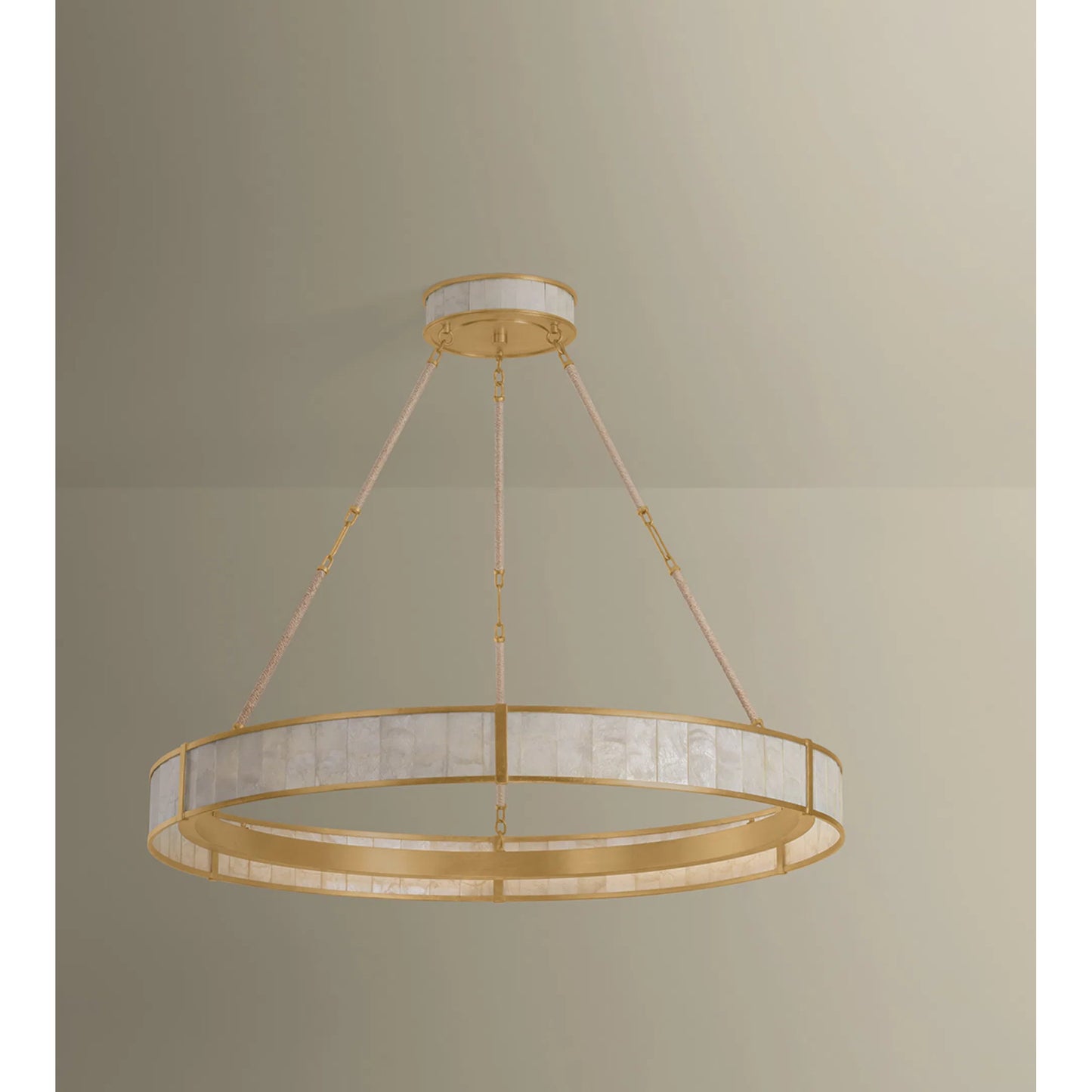 003 SI-2472439 | Additional Silo | Halcott Chandelier by Hudson Valley in vintage gold leaf. Made from unique in a modern style.