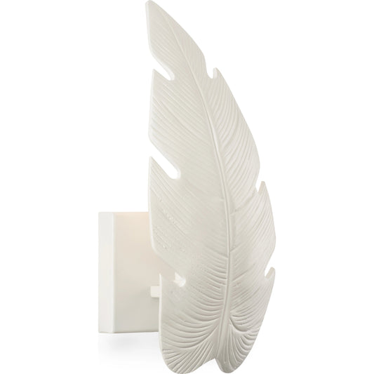 001 SI-2104631 | Primary Silo | Florida Wall Sconce by Chelsea House in white lacquer. Made from aluminum in a modern style.