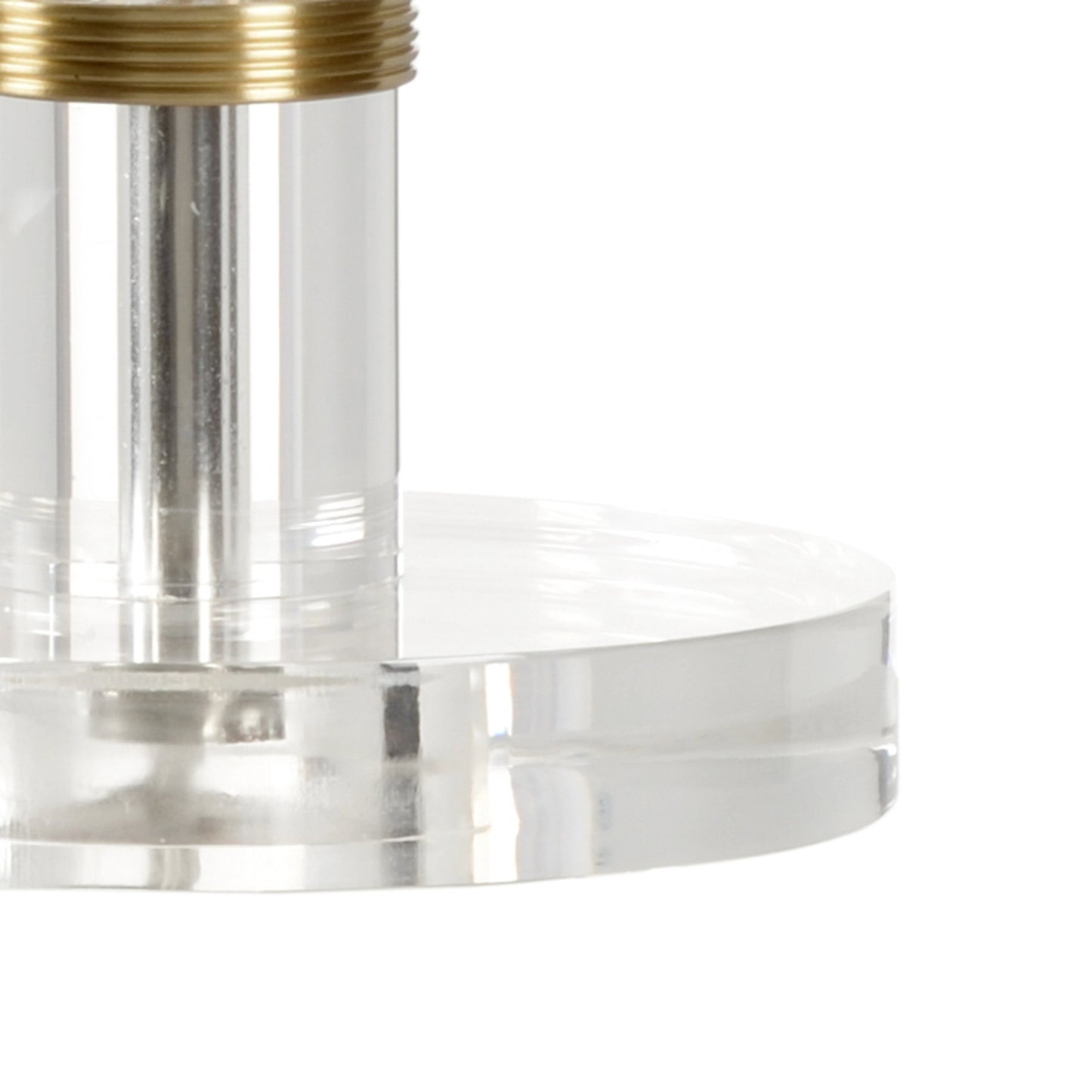 002 SR-782538 | Additional Silo | Merida Crystal Lamp by Chelsea House in clear, gold. Made from acrylic, brass in a transitional style.