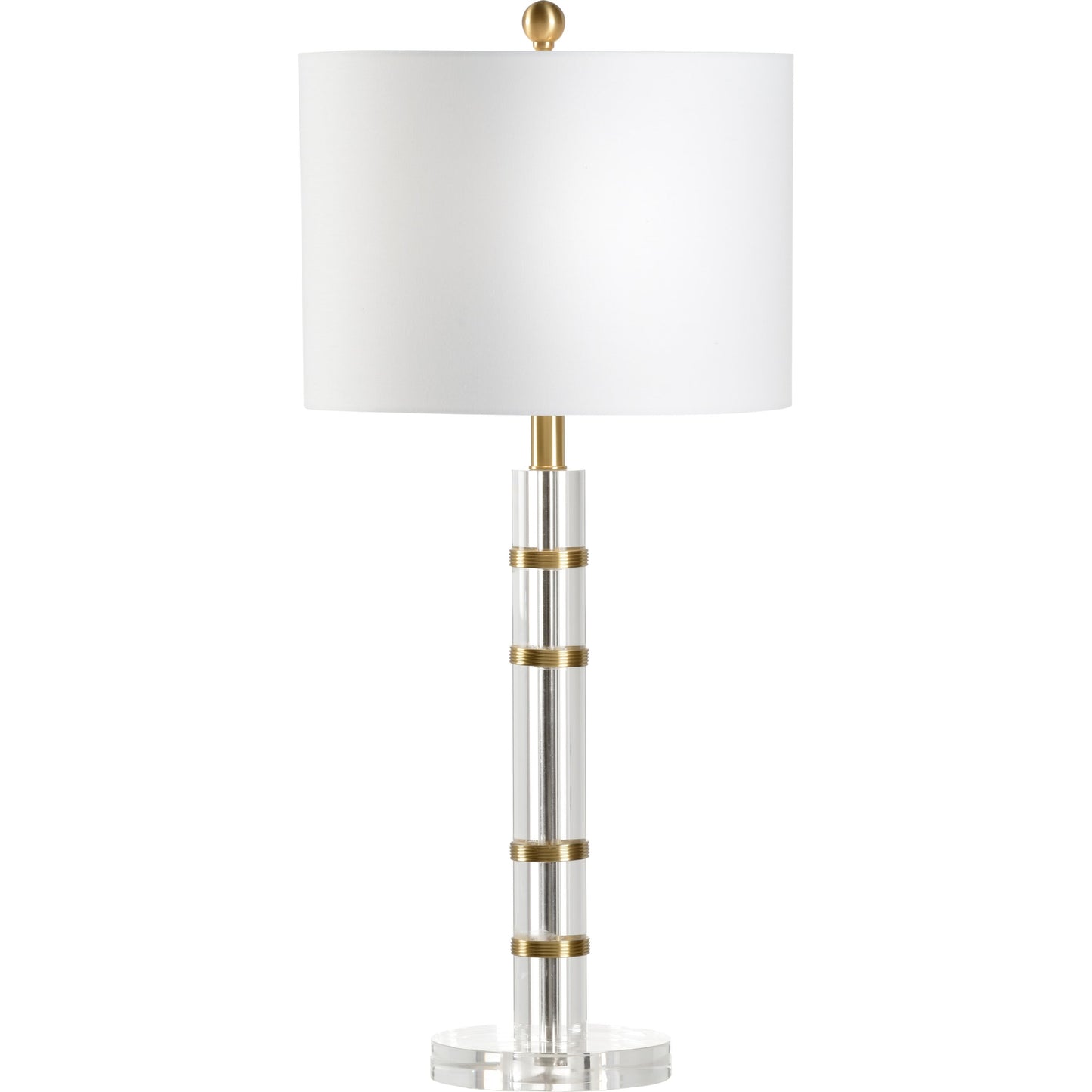 001 SR-782538 | Additional Silo | Merida Crystal Lamp by Chelsea House in clear, gold. Made from acrylic, brass in a transitional style.