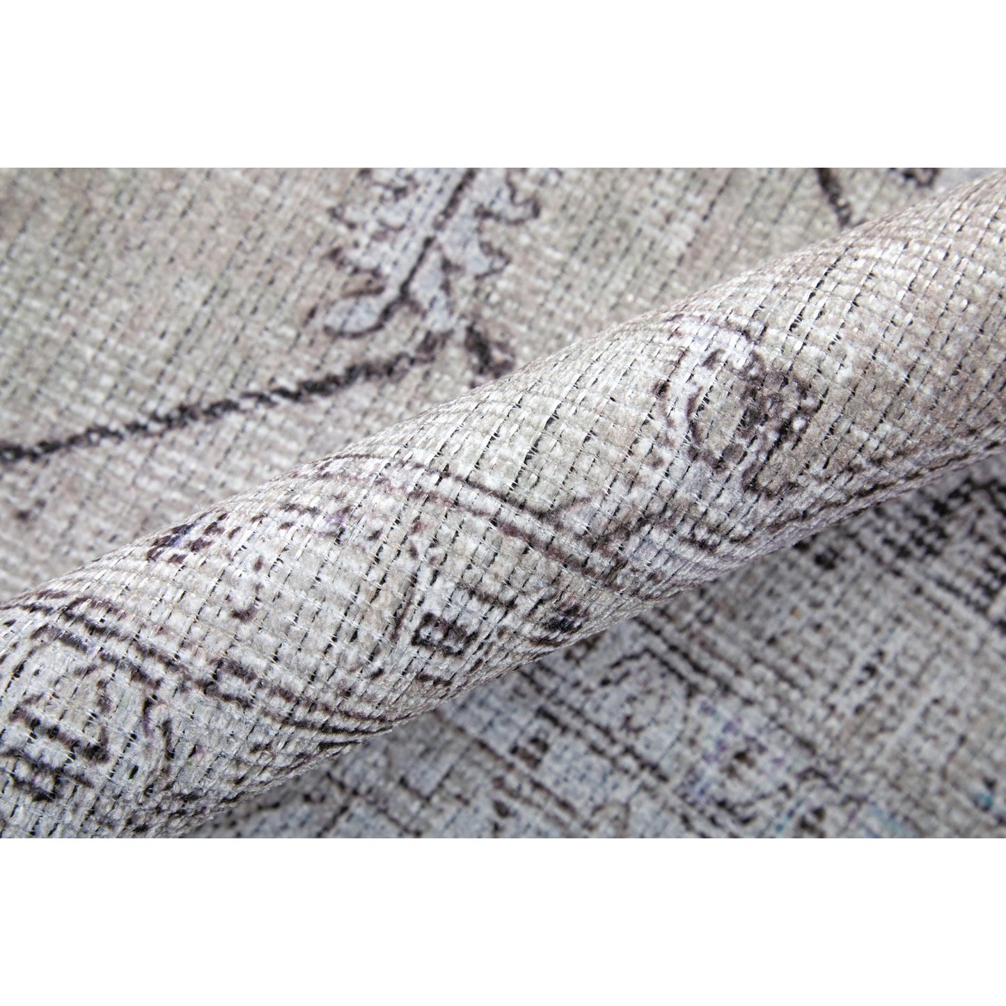 003 SI-2158906,SI-2158907,SI-2158908,SI-2158909,SI-2158910 | Closeup | Percy Transitional Rug - PRC39PAF by Feizy in tan, ivory, gray. Made from polyester, cotton, viscose in a unique style.