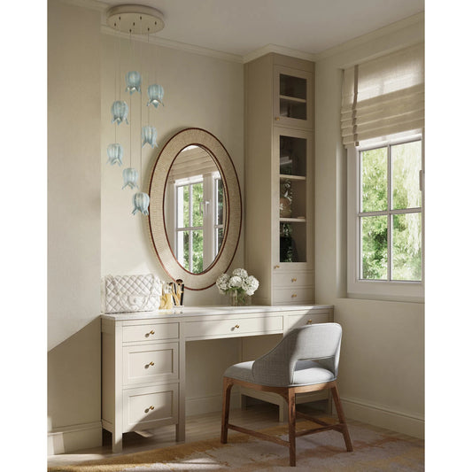 Polpo 7-Light Multi-Drop Pendant by Currey and Company. Made from art glass, metal in a modern style.