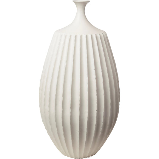 Sawtooth Vase by Global Views. Made from ceramic in a coastal style.