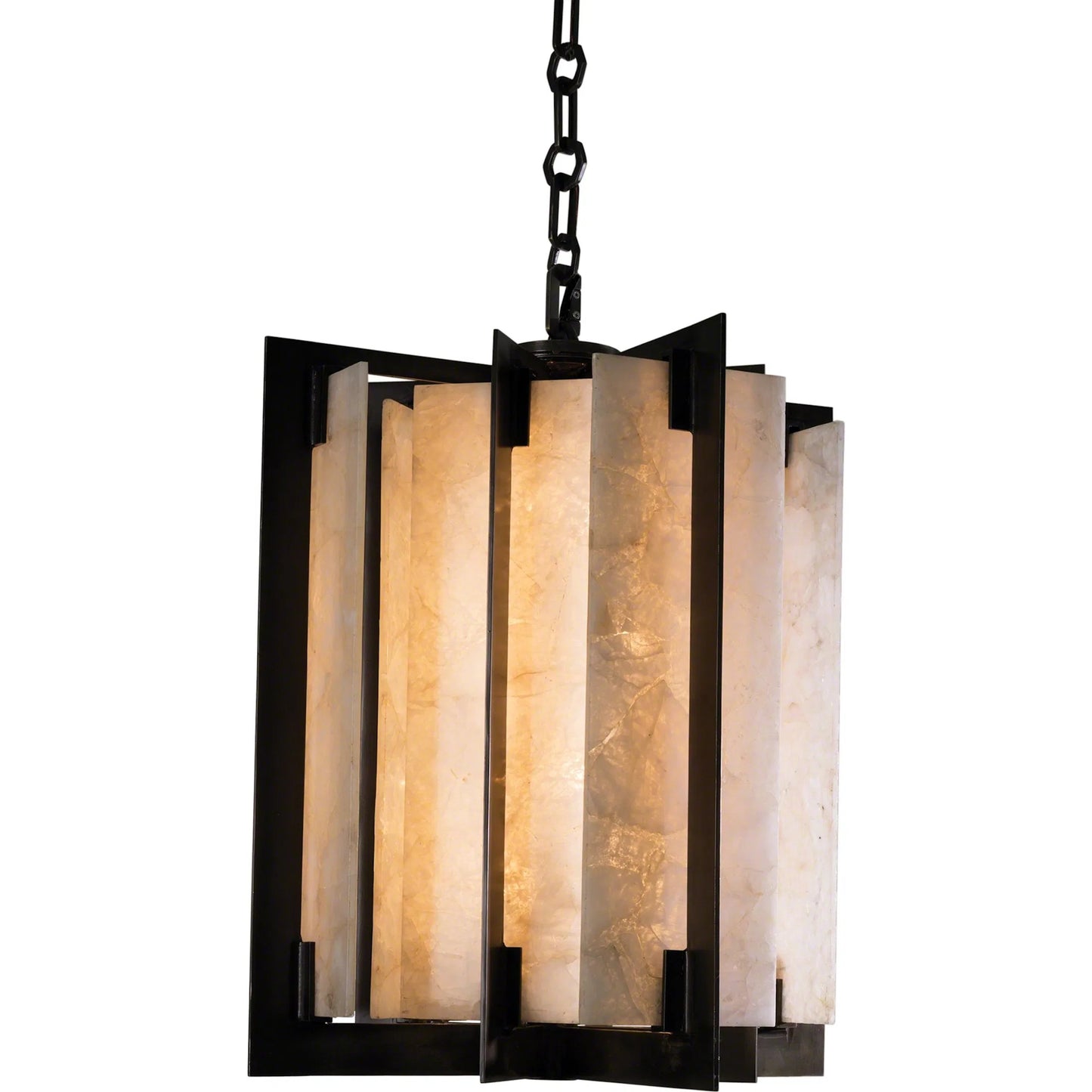 002 SR-701931 | Additional Silo | Quartz Pendant by Global Views in bronze. Made from brass, iron, mild steel, stone, quartz in a eclectic & global style.