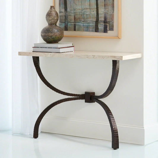 Teton Console by Global Views. Made from unique in a modern style.