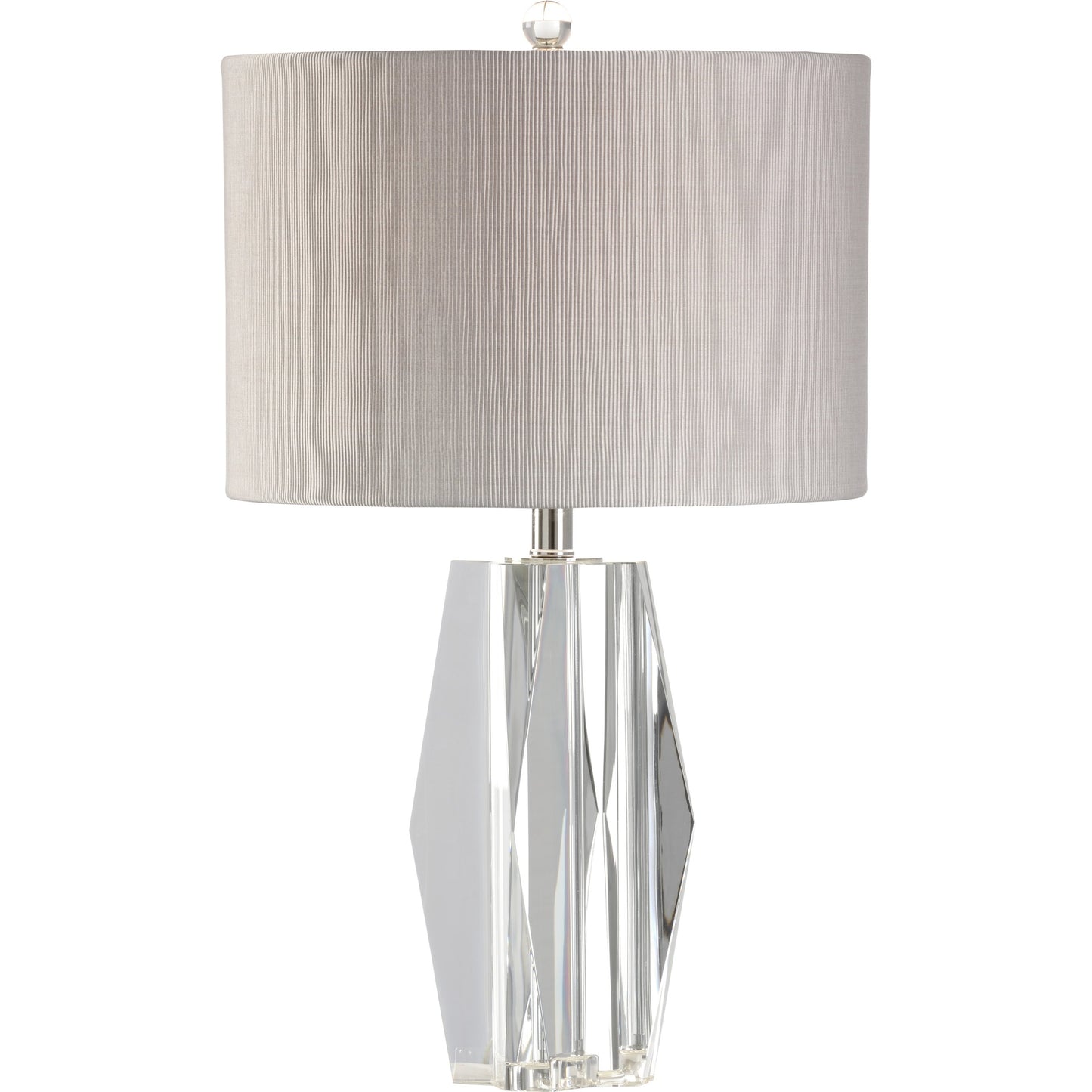 001 SI-2104674 | Primary Silo | Emelia Table Lamp by Chelsea House in clear. Made from crystal in a modern style.