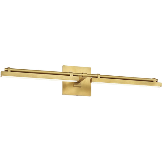 Kal Medium Vanity by Visual Comfort & Co.. Made from aluminum or brass in a transitional style.