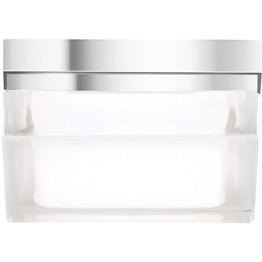 Boxie Small Flush Mount by Visual Comfort & Co.. Made from glass in a modern style.