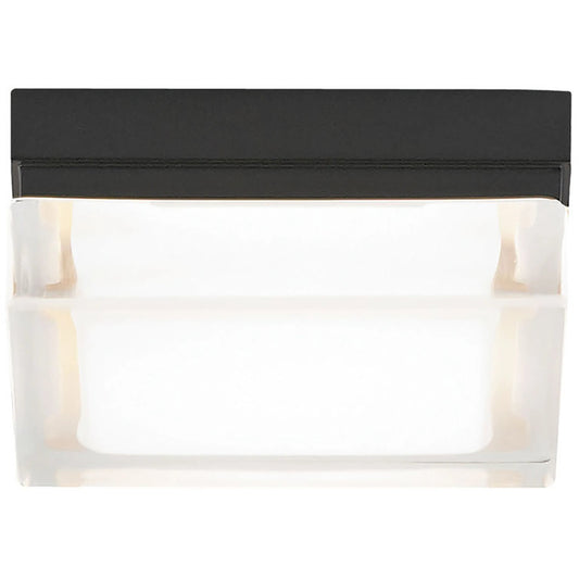 Boxie Small Flush Mount by Visual Comfort & Co.. Made from glass in a modern style.