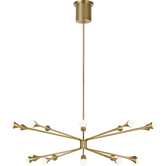 Lody 20-Light Chandelier by Visual Comfort & Co.. Made from steel in a modern style.