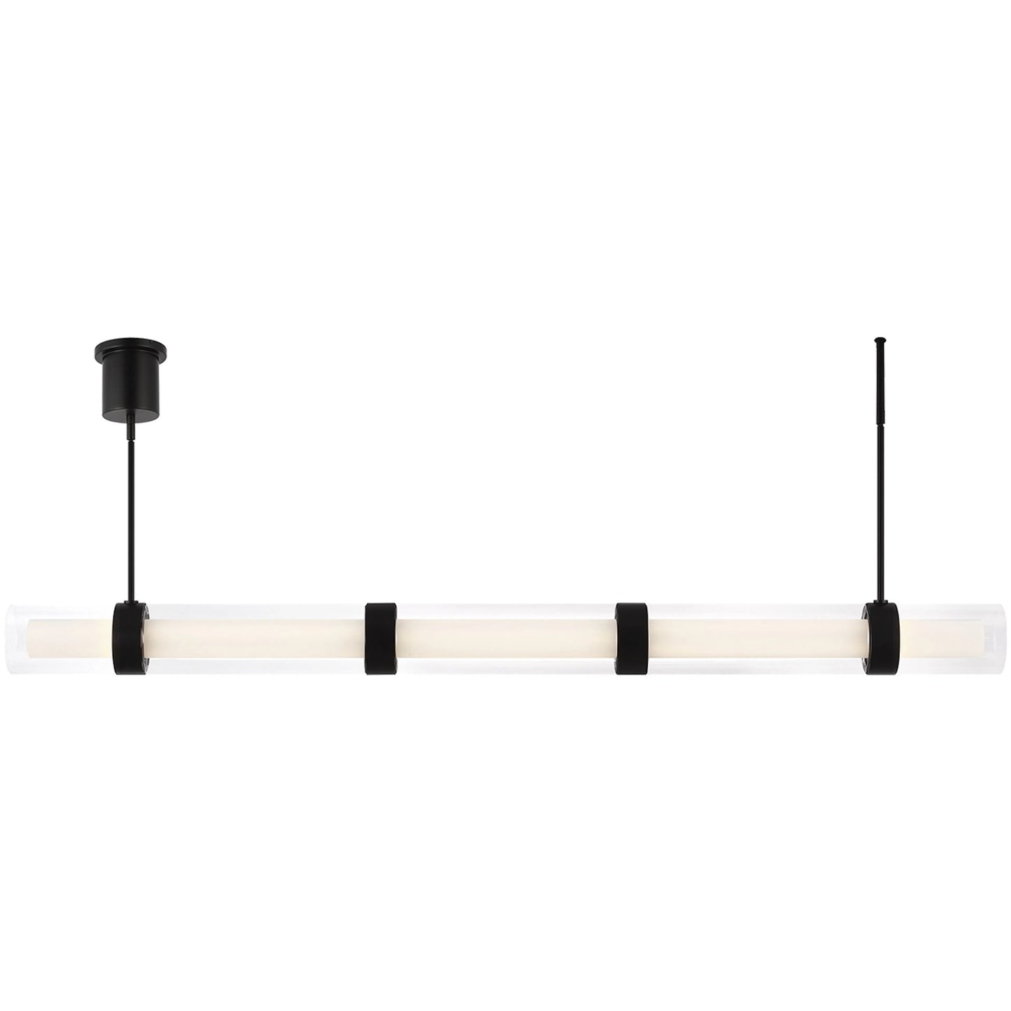 001 SI-2228575 | Primary Silo | Wit Black Linear Suspension by Visual Comfort & Co. in black. Made from steel in a unique style.