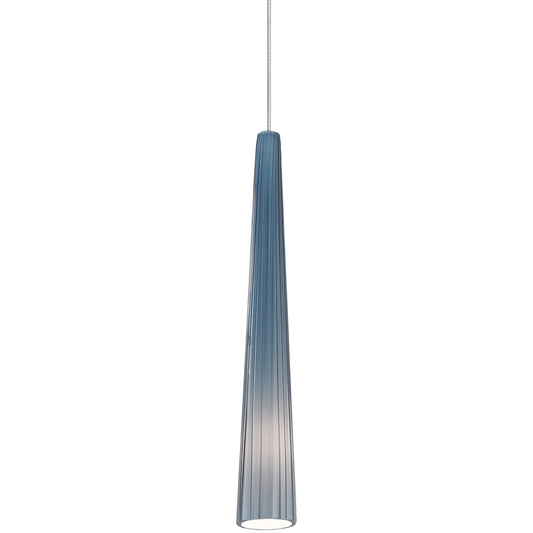 Zenith Nickel Small Pendant by Visual Comfort & Co. in satin nickel. Made from glass in a eclectic & global style.