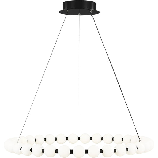 Orbet 36" Chandelier by Visual Comfort & Co.. Made from steel or brass in a modern style.