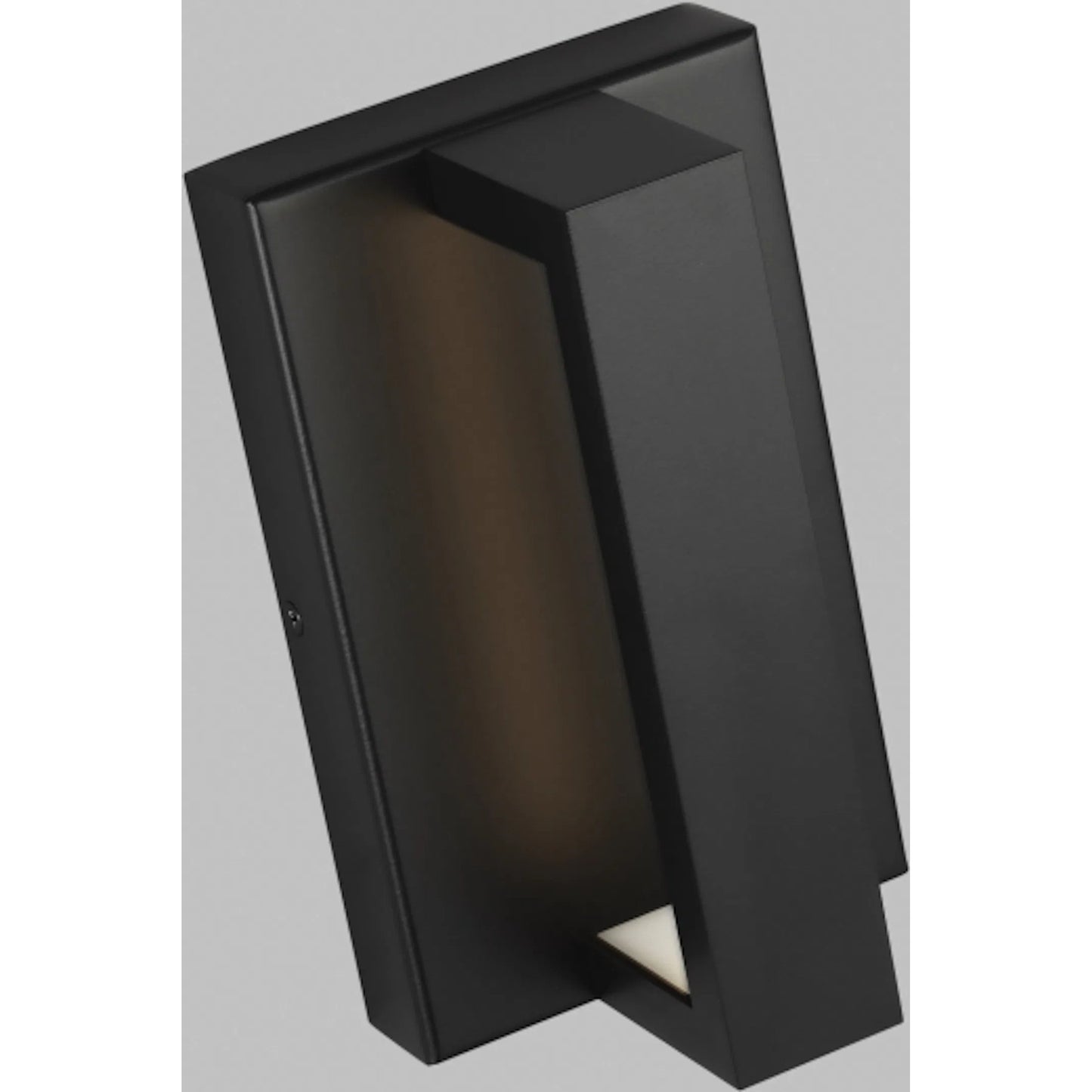 003 SI-2231351 | Closeup | Windfall 8" Outdoor Wall Sconce by Visual Comfort & Co. in black. Made from aluminum in a unique style.