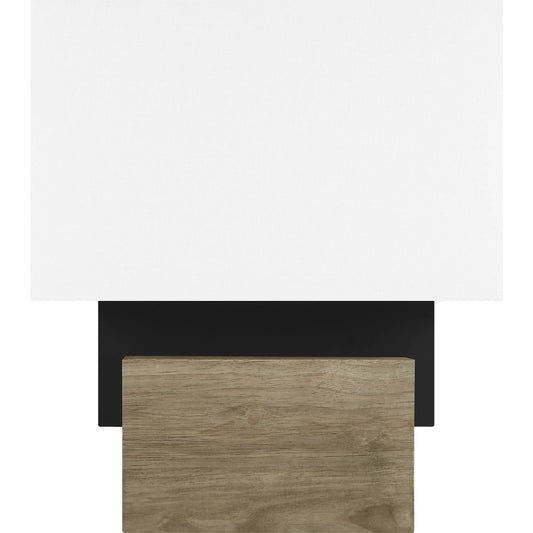 Slab Small Table Lamp by Visual Comfort & Co.. Made from wood in a modern style.
