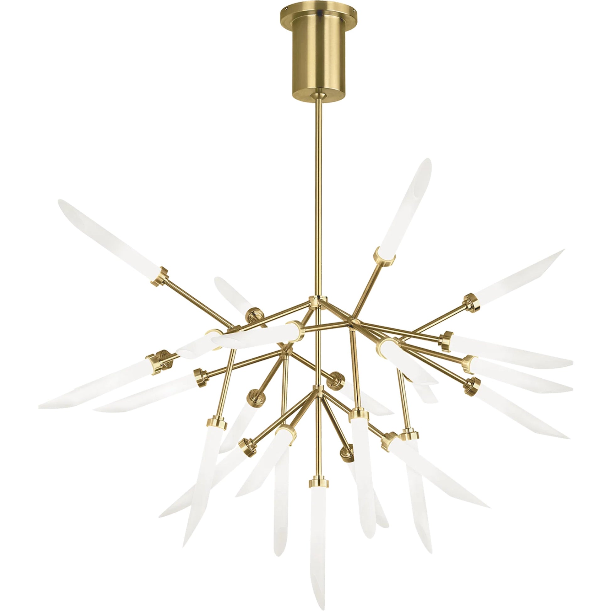 Spur Chandelier by Tech Lighting. Made from aluminum in a modern style.