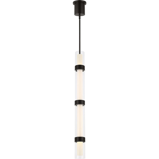 Wit Pendant by Visual Comfort & Co. in black. Made from steel in a transitional style.